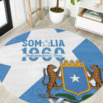 Personalized Somalis Independence Day Round Carpet Soomaaliya Arise Somalis!