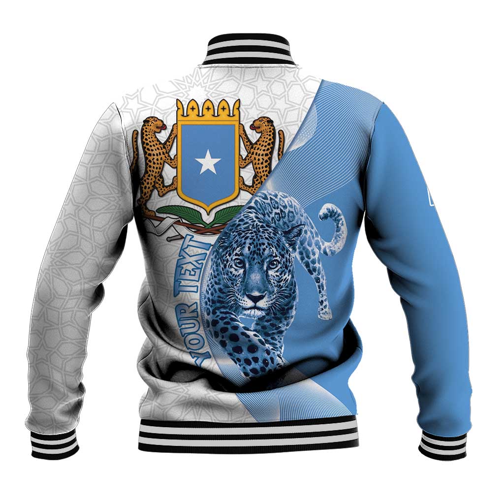 Coat of arms of Soomaaliya Baseball Jacket Leopard Skin mix Islamic Pattern