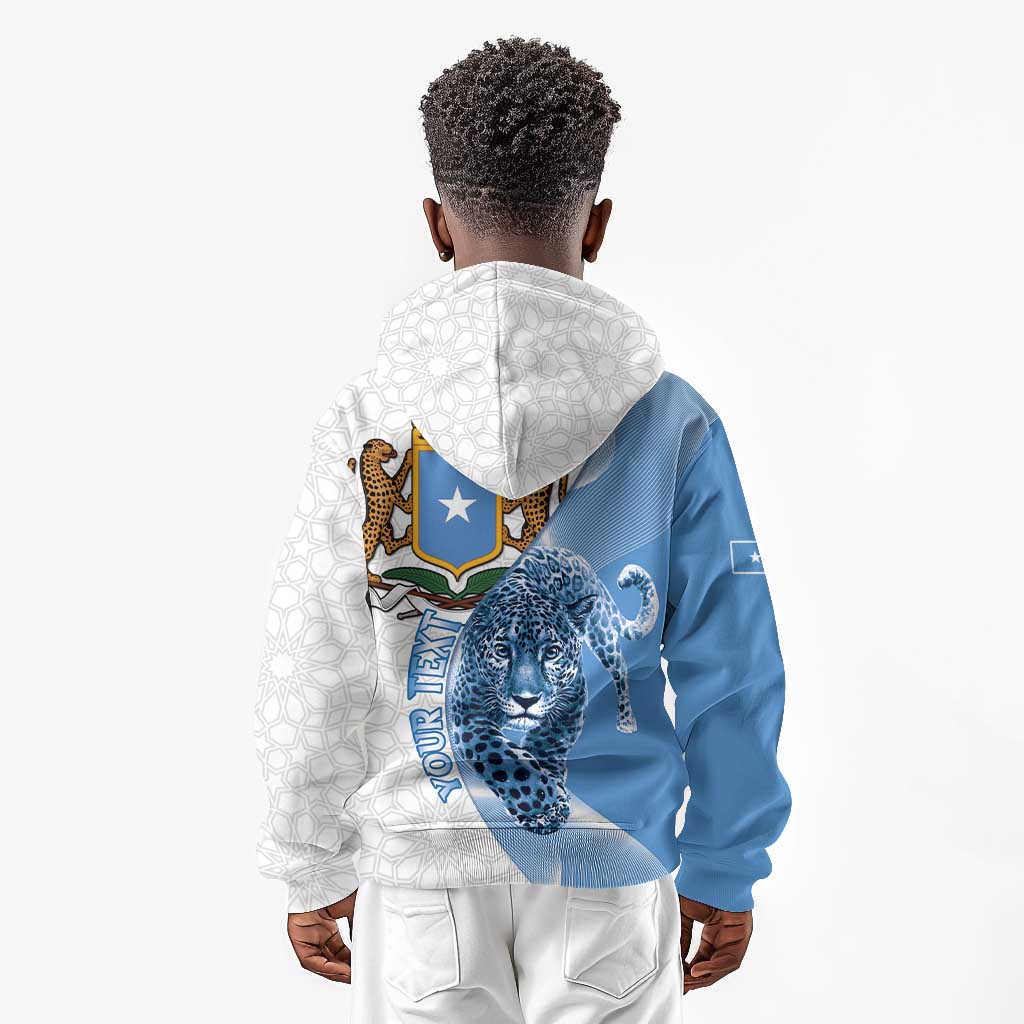 Coat of arms of Soomaaliya Kid Hoodie Leopard Skin mix Islamic Pattern