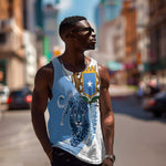 Coat of arms of Soomaaliya Men Tank Top Leopard Skin mix Islamic Pattern