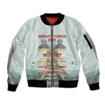 Moses of Freedom Sleeve Zip Bomber Jacket Harriet Tubman Tribute - African Pride