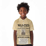 Harriet Tubman Freedom Kid Polo Shirt Vintage Wanted Poster Style - African Pride