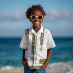 Ethiopia Kid Hawaiian Shirt Ethiopian Traditional Habesha Style