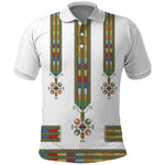 Ethiopia Polo Shirt Ethiopian Traditional Habesha Style