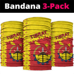 Tigray Ethiopia Neck Gaiter Tigray Seal Flag Map - African Pattern LT15