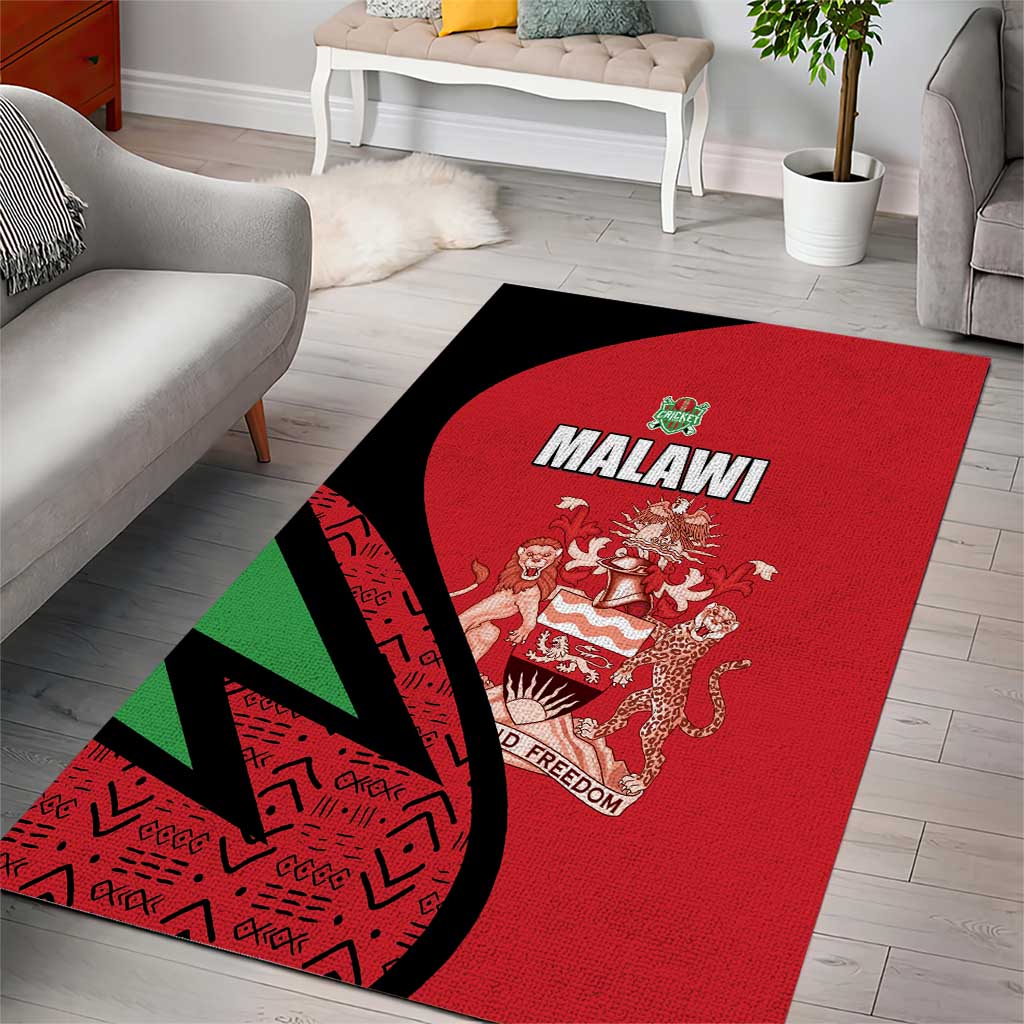 Malawi Cricket Area Rug Go Champions Dziko la Malawi - African Pride