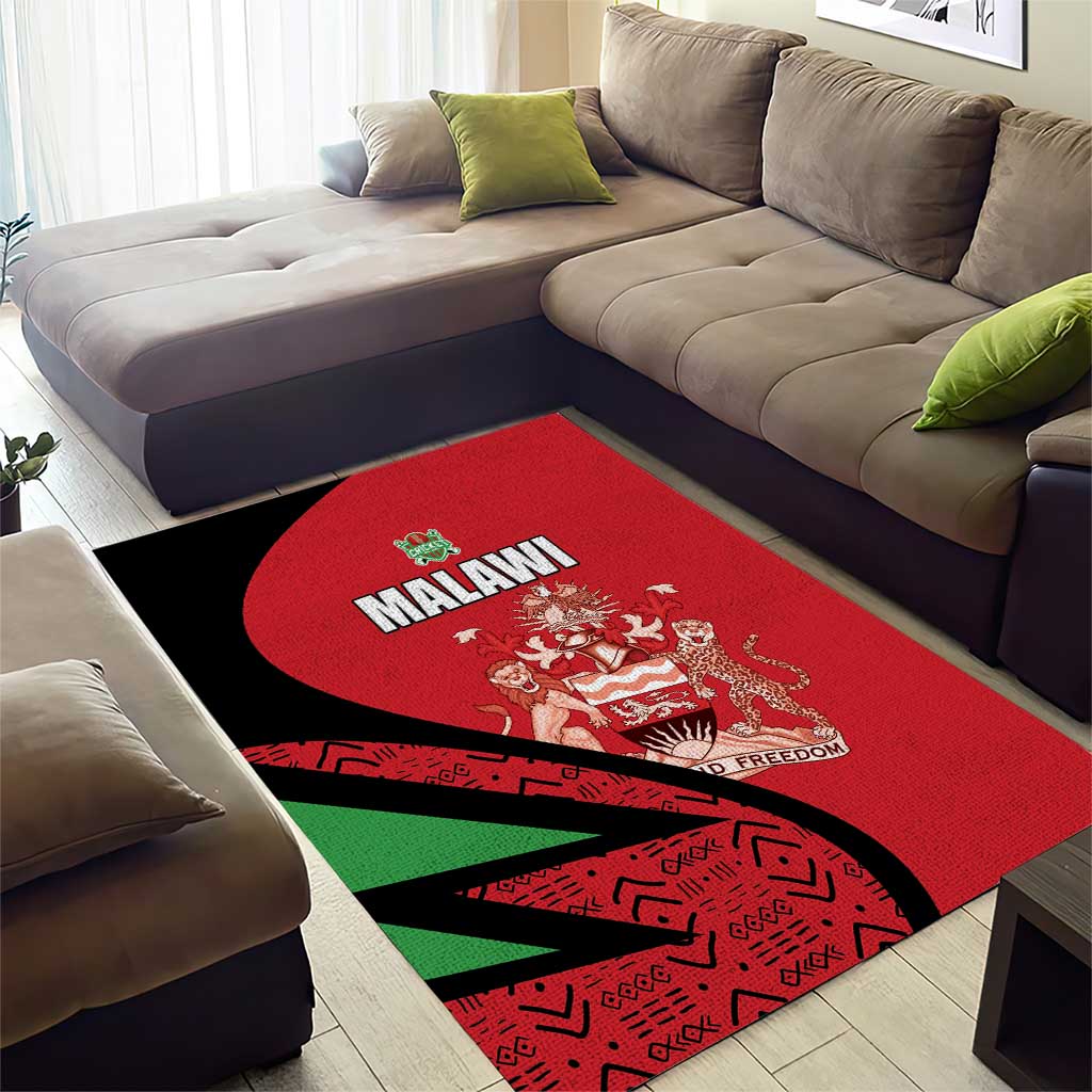 Malawi Cricket Area Rug Go Champions Dziko la Malawi - African Pride