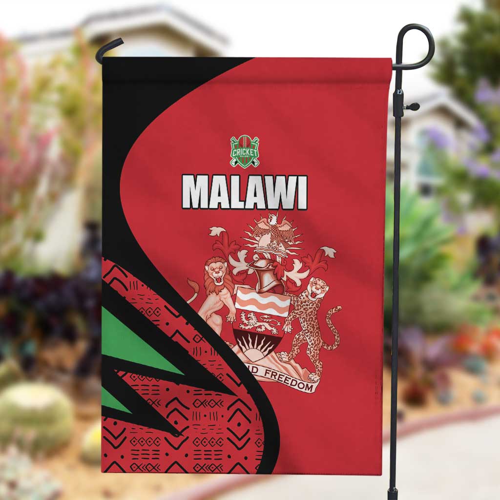 Malawi Cricket Garden Flag Go Champions Dziko la Malawi - African Pride