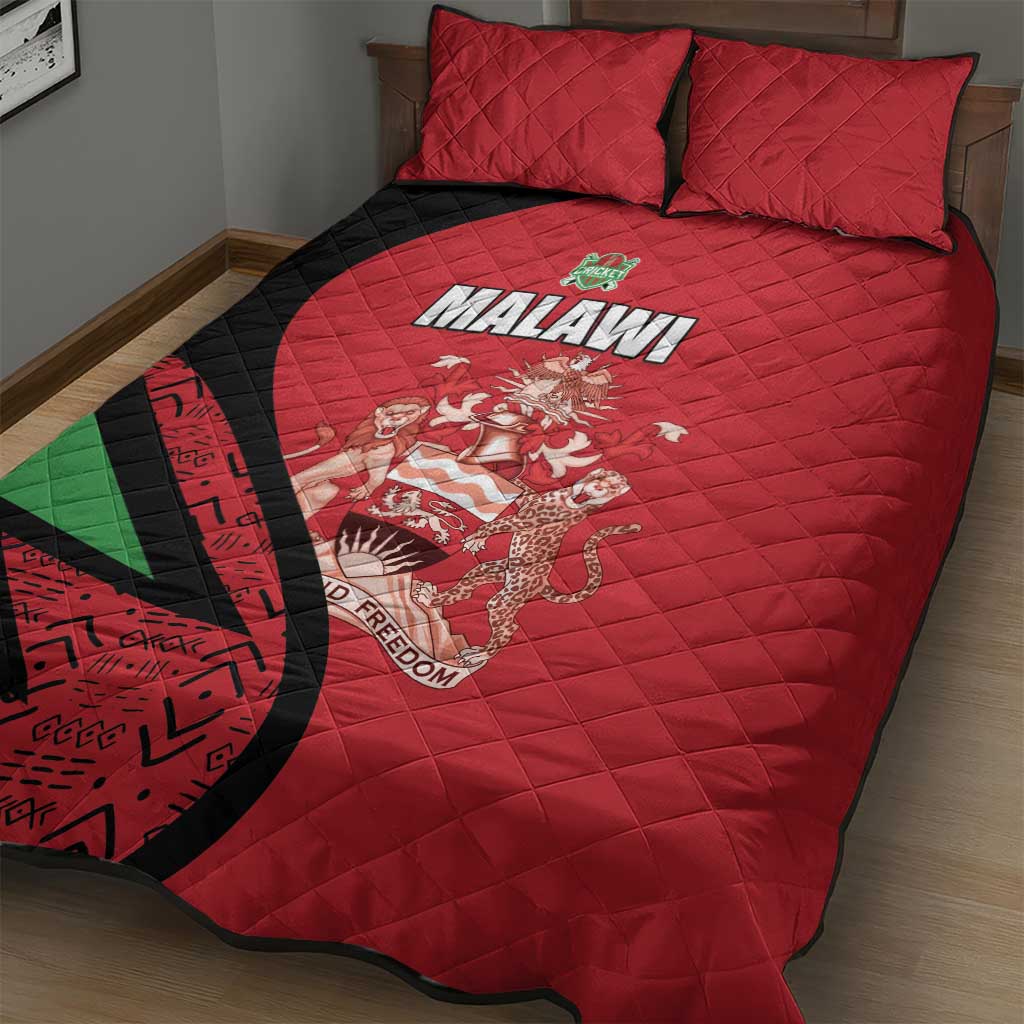 Malawi Cricket Quilt Bed Set Go Champions Dziko la Malawi - African Pride