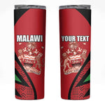 Custom Malawi Cricket Skinny Tumbler Go Champions Dziko la Malawi - African Pride