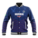 Custom Namibia Cricket Baseball Jacket Go Champions - African Pride