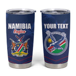 Custom Namibia Cricket Tumbler Cup Go Champions - African Pride