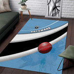 Botswana Cricket Area Rug Go Champions Baggy Blues - African Pride