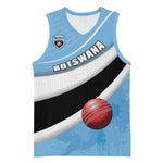 Custom Botswana Cricket Basketball Jersey Go Champions Baggy Blues - African Pride