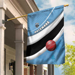 Botswana Cricket Garden Flag Go Champions Baggy Blues - African Pride
