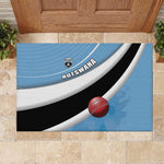Botswana Cricket Rubber Doormat Go Champions Baggy Blues - African Pride