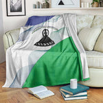 Naha ea Lesotho Blanket Coat Of Arms With Kente Pattern - African Pride