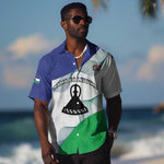 Personalized Naha ea Lesotho Hawaiian Shirt Coat Of Arms With Kente Pattern - African Pride