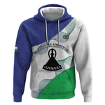 Personalized Naha ea Lesotho Hoodie Coat Of Arms With Kente Pattern - African Pride
