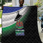 Happy Lesotho Independence Day Quilt Khotso Pula Nala - African Pride