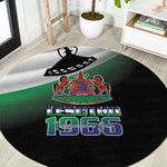 Happy Lesotho Independence Day Round Carpet Khotso Pula Nala - African Pride