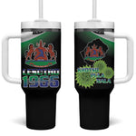 Happy Lesotho Independence Day Tumbler With Handle Khotso Pula Nala - African Pride