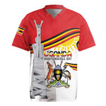Uganda Independence Day Personalized Rugby Jersey Independence Monument - African Pride