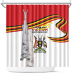 Uganda Independence Day Shower Curtain Independence Monument - African Pride