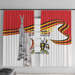 Uganda Independence Day Window Curtain Independence Monument - African Pride