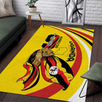 Jamhuri ya Uganda Area Rug Happy Independence Day - African Pride