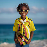 Jamhuri ya Uganda Kid Hawaiian Shirt Happy Independence Day - African Pride