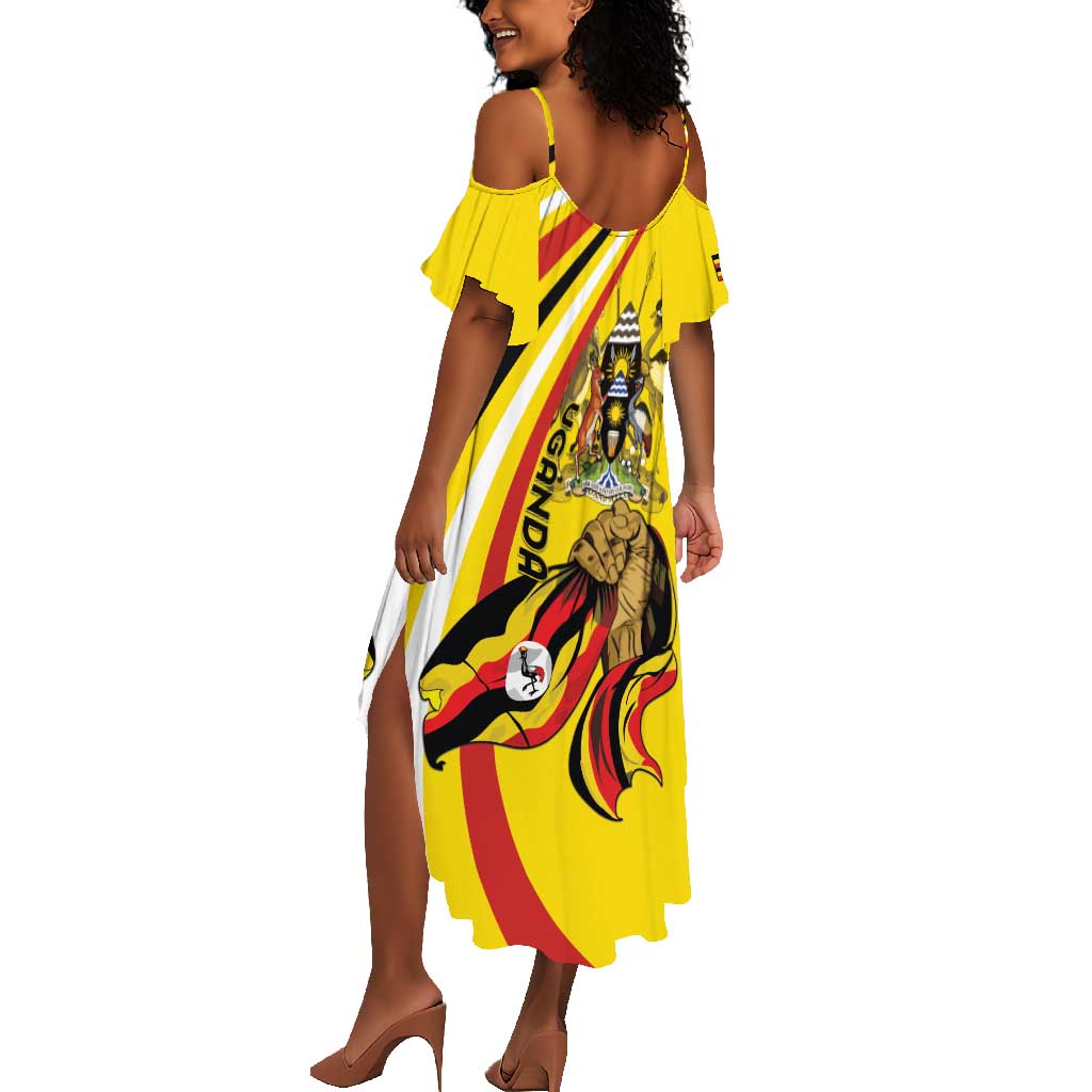 Jamhuri ya Uganda Summer Maxi Dress Happy Independence Day - African Pride