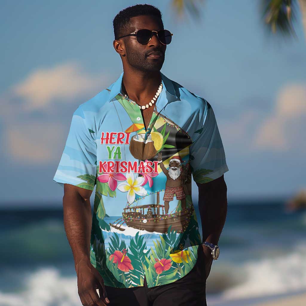 Afro Chirstmas in Tanzania Hawaiian Shirt Heri ya Krismasi - African Pride