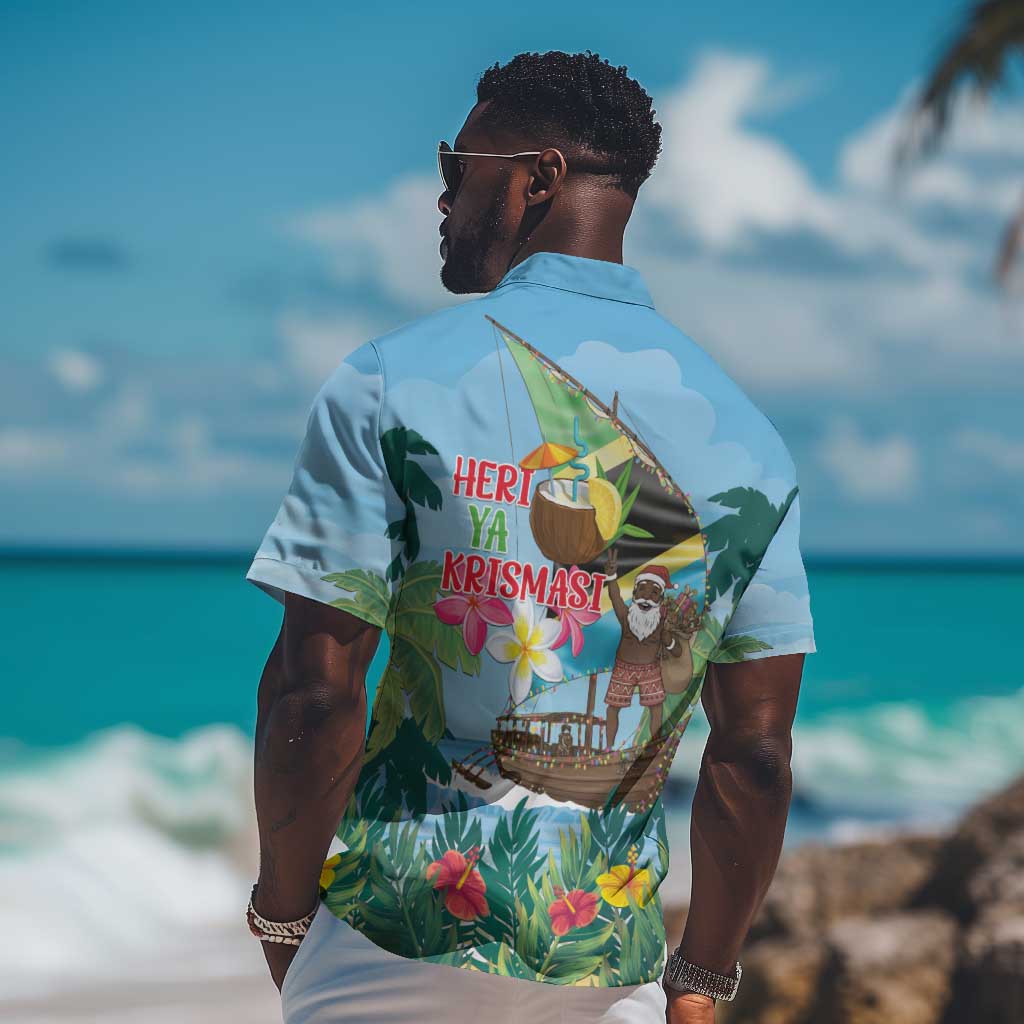 Afro Chirstmas in Tanzania Hawaiian Shirt Heri ya Krismasi - African Pride