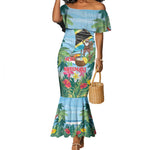 Afro Chirstmas in Tanzania Mermaid Dress Heri ya Krismasi - African Pride
