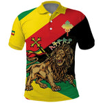 Ethiopia Lion of Judah Polo Shirt Ethiopia Empire 1270-1974
