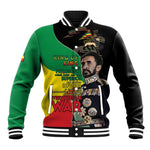 Jah Rastafari Baseball Jacket Haile Selassie