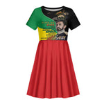 Jah Rastafari Kid Short Sleeve Dress Haile Selassie