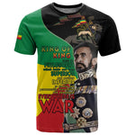 Jah Rastafari T shirt Haile Selassie