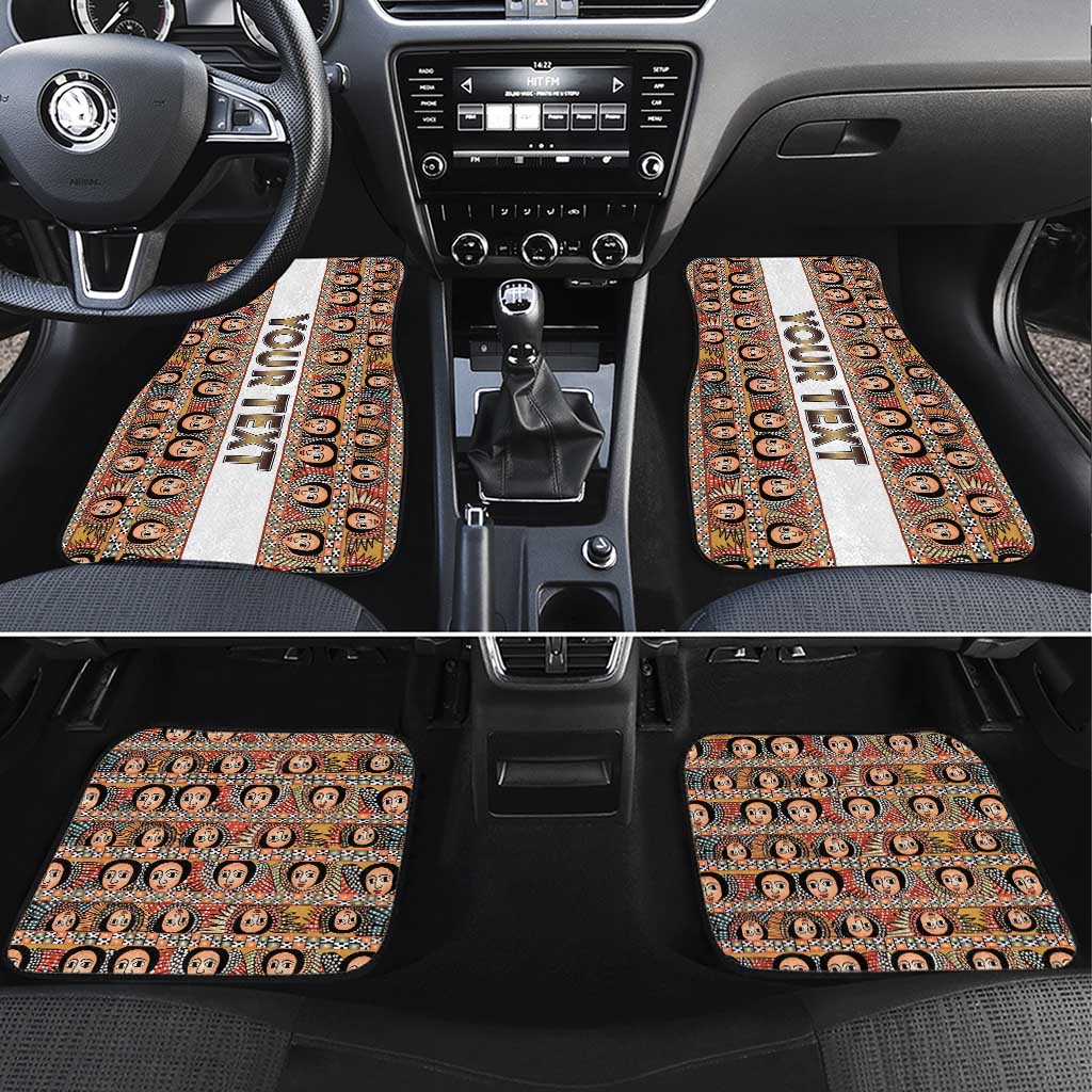 Personalized Ethiopia Car Mats Ethiopian Tewahedo Angel Orthodox