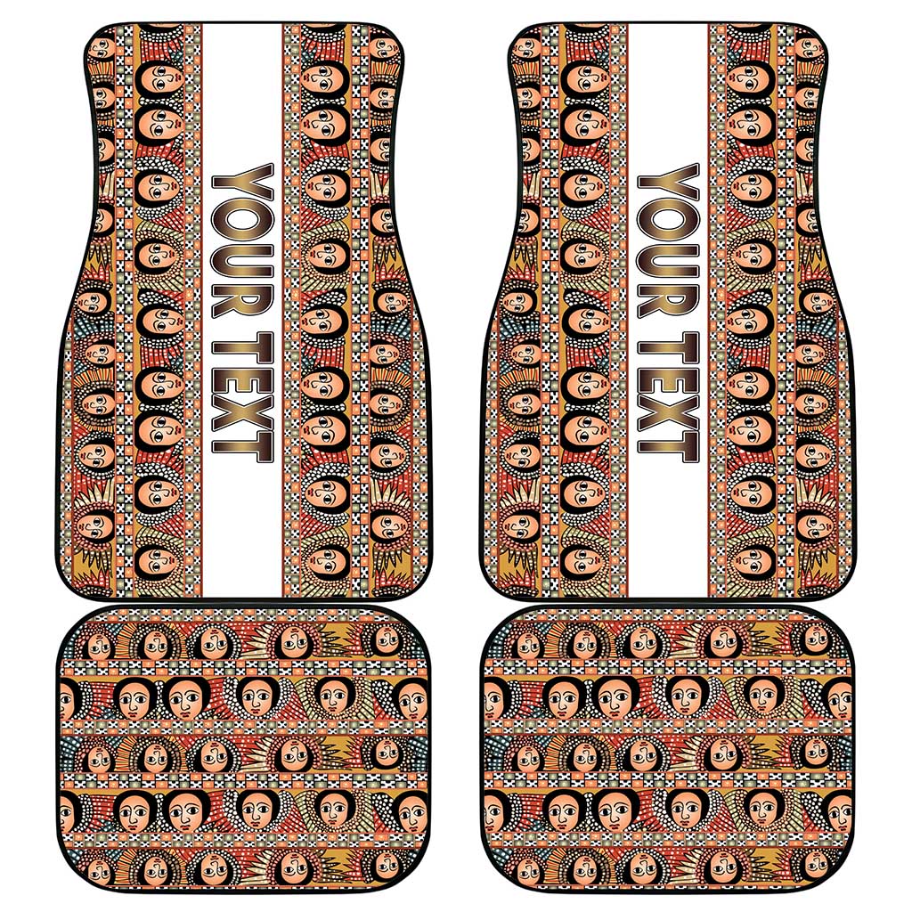 Personalized Ethiopia Car Mats Ethiopian Tewahedo Angel Orthodox