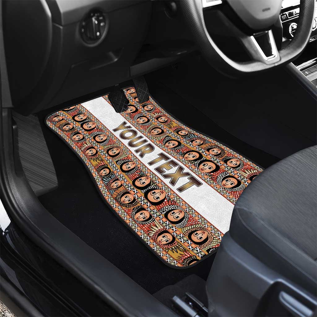 Personalized Ethiopia Car Mats Ethiopian Tewahedo Angel Orthodox