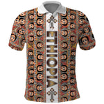 Personalized Ethiopia Polo Shirt Ethiopian Tewahedo Angel Orthodox