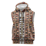 Personalized Ethiopia Sleeveless Zip Hoodie Ethiopian Tewahedo Angel Orthodox - African Pride