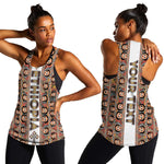 Personalized Ethiopia Women Racerback Tank Ethiopian Tewahedo Angel Orthodox