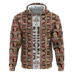 Personalized Ethiopia Zip Hoodie Ethiopian Tewahedo Angel Orthodox