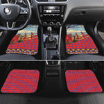 Maasai Adumu Dance Car Mats Shuka Pattern - Kenya Safari