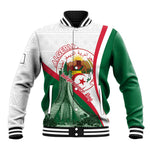 Algeria Independence Day Baseball Jacket Coat Of Arms With Maqam Echahid