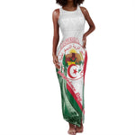 Algeria Independence Day Tank Maxi Dress Coat Of Arms With Maqam Echahid