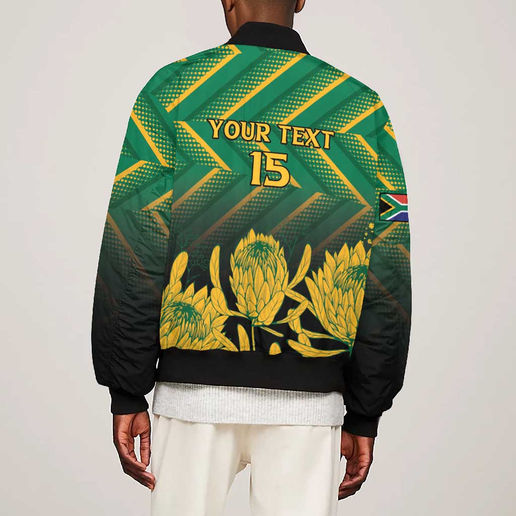 South Africa Rugby Custom Bomber Jacket Go Springboks Go